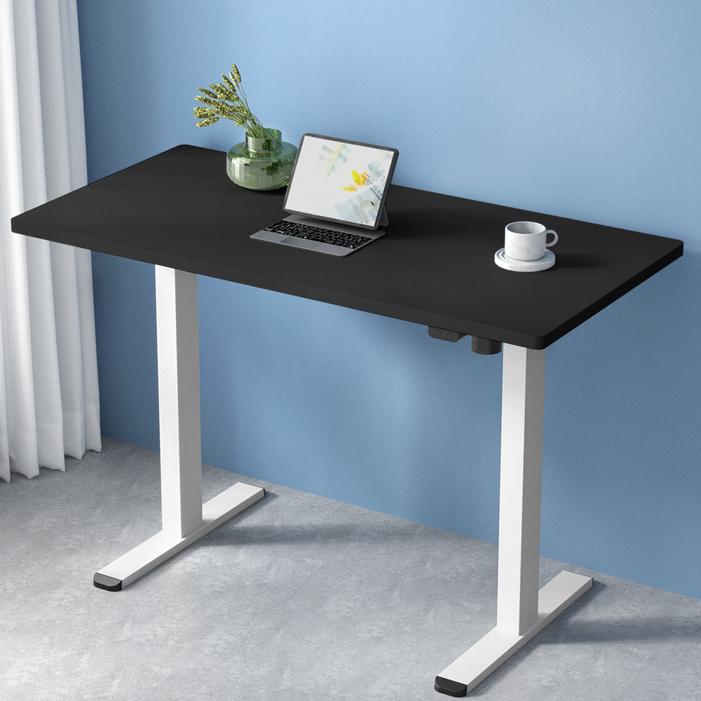 Electric Standing Desk Motorised Sit Stand Desks Table 140cm