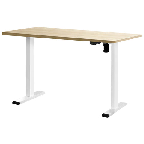 Motorised Adjustable Sit Stand Desks | Electric Standing Desk in Black Oak