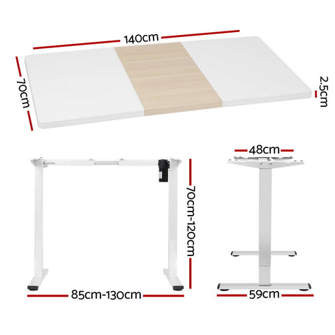 Motorised Standing Desk Sit Stand Desks 120CM/140CM