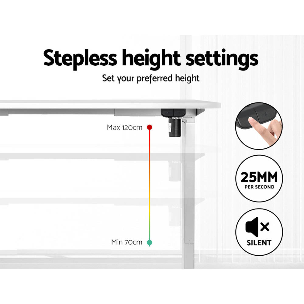 Electric Standing Desk Motorised Adjustable Sit Stand Desks