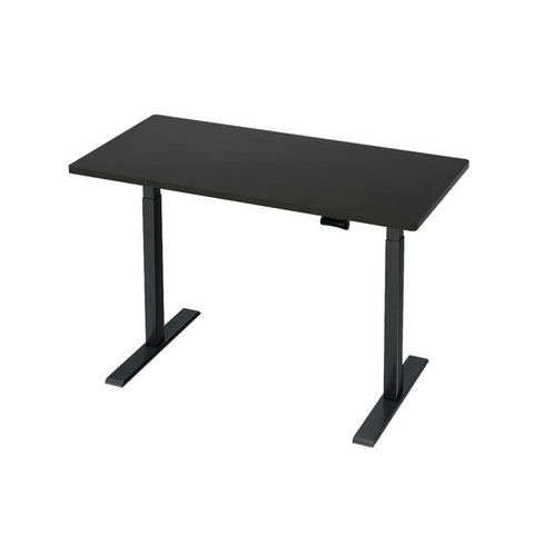 Motorised Adjustable Sit Stand Desks | Electric Standing Desk in Black Oak