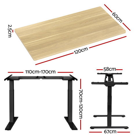 Electric Height Adjustable Sit-Stand Desks in Sleek