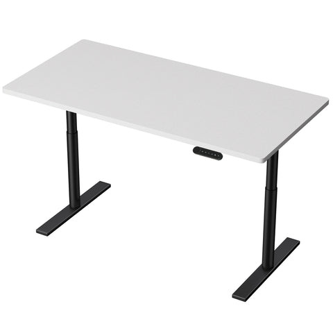 Elegant Black 140cm/120cm Height Adjustable Electric Standing Desk