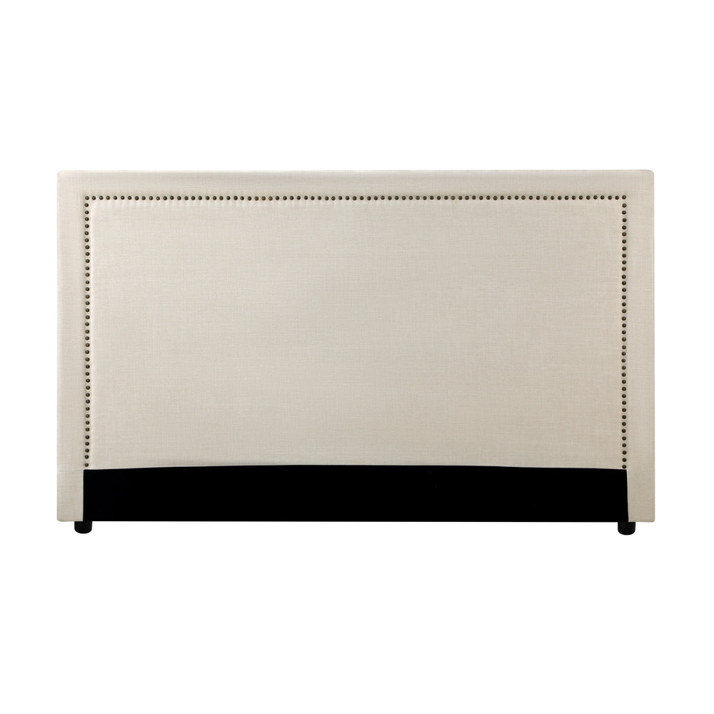 King Single Bed Headboard Bedhead Beige