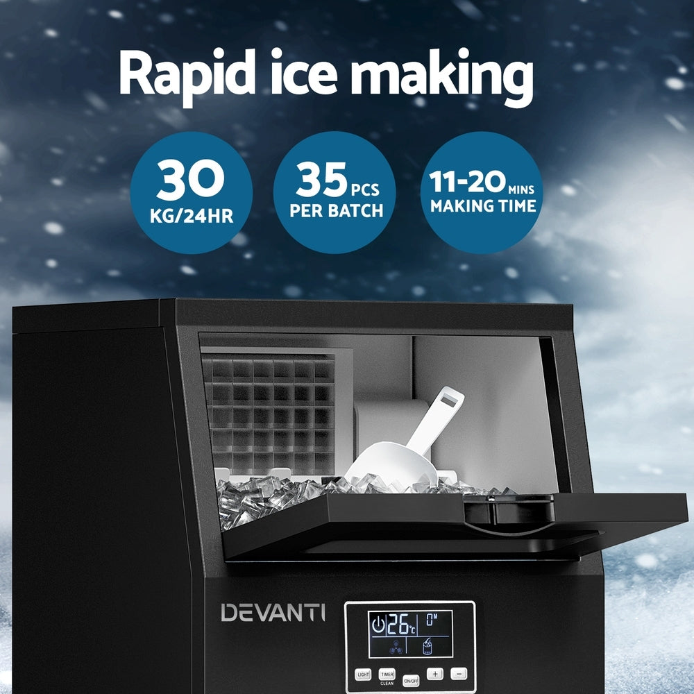 Commercial Ice Maker Cube Machine 30Kg