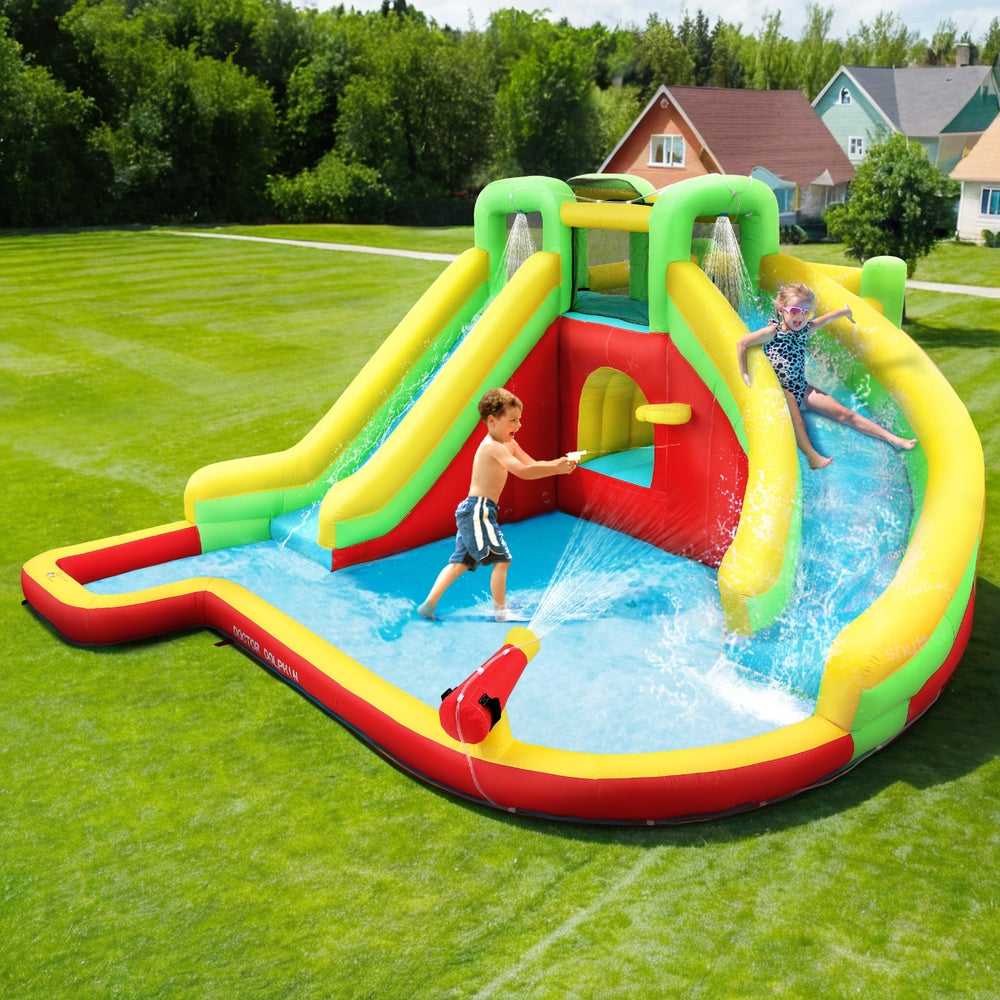 Kids Inflatable Pool Water Slide Park Jumping Castle 575X445CM