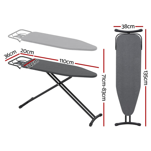 Ironing Board Foldable Iron Rest Black