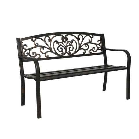 Garden Bench Seat Outdoor Furniture Bronze