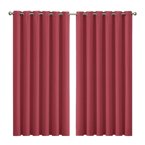 2x Blockout Curtains Panels 3  Layers