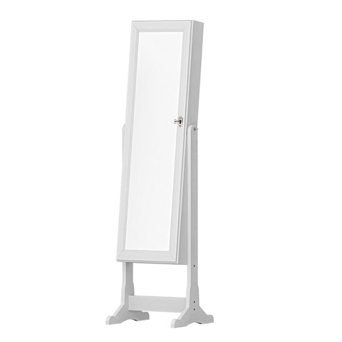 Jewellery Cabinet Mirror Free Standing