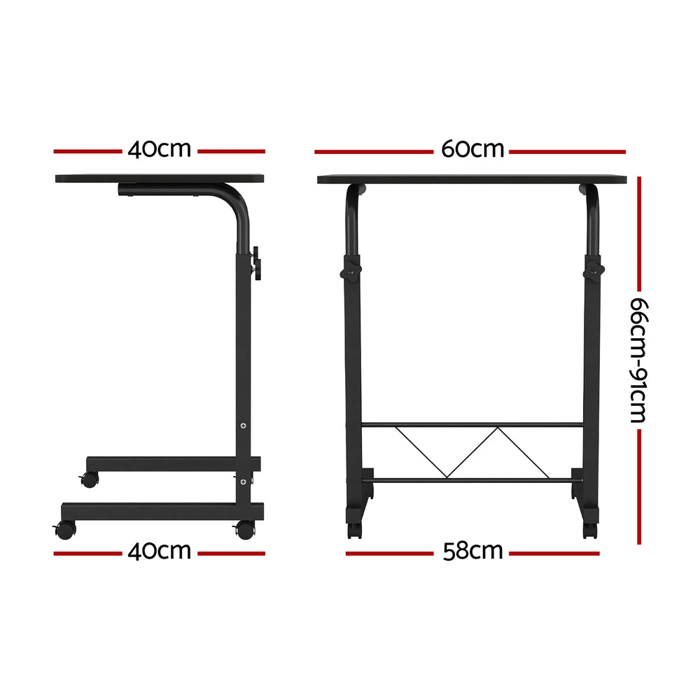 Laptop Desk Table Adjustable 60Cm Black