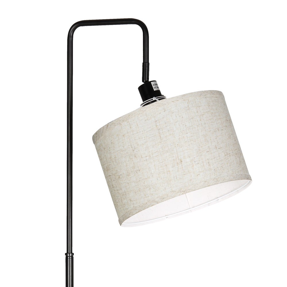 Modern Floor Lamp with Storage Shelves and LED Lighting