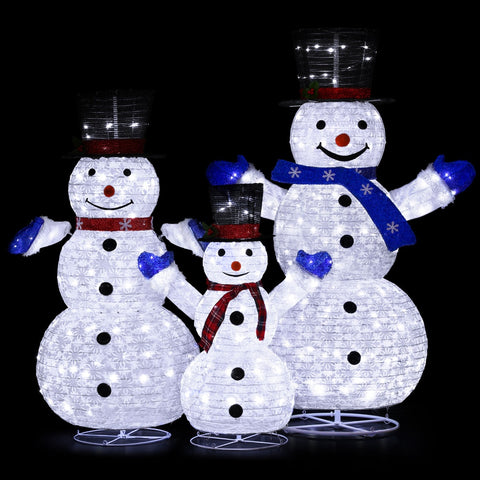 Christmas Lights 330 LED Fairy Lights Snowman Decoration Set