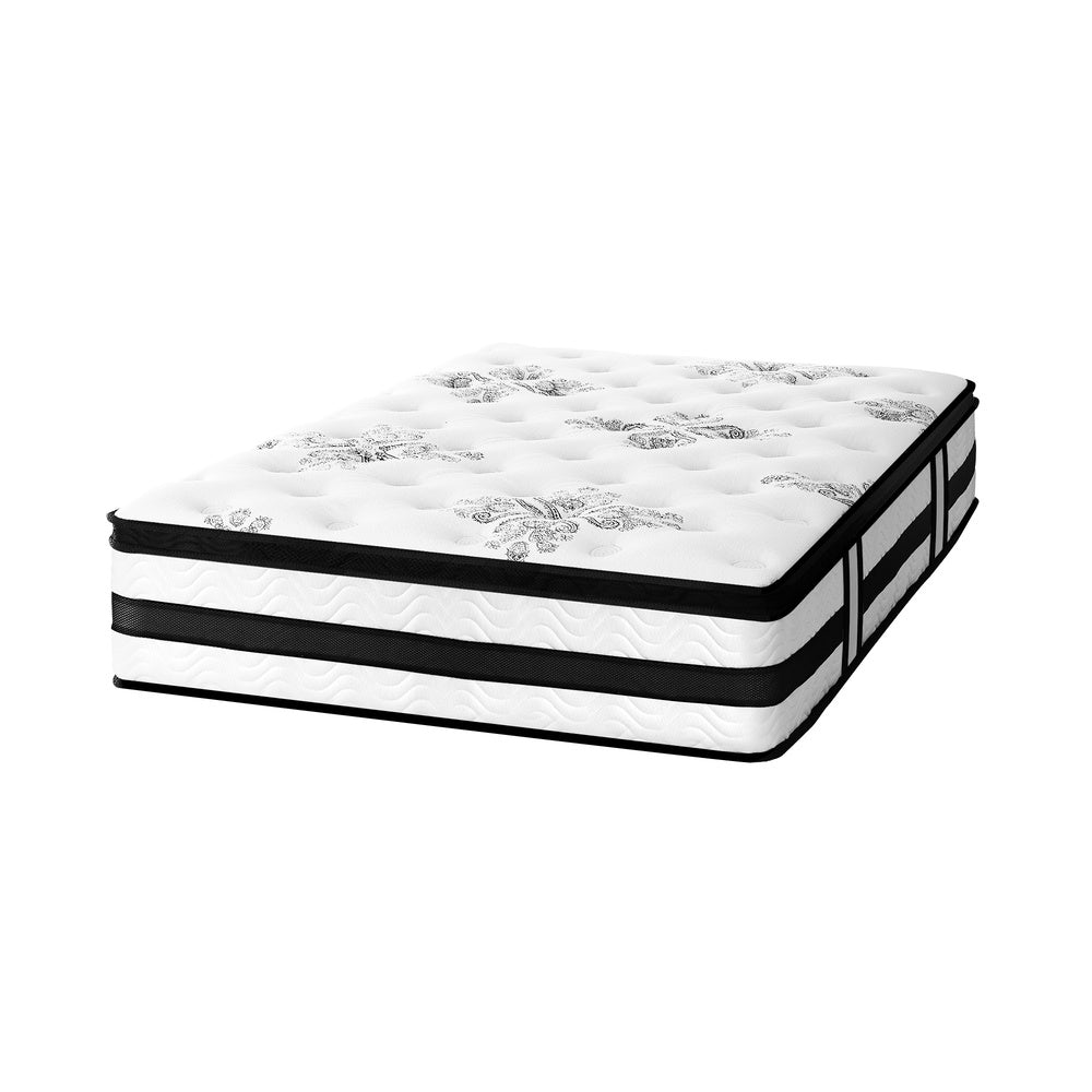 Simple Deals Presents Mattress Cool Gel Bed Medium Firm Mattress Pocket Spring 34cm Thickness