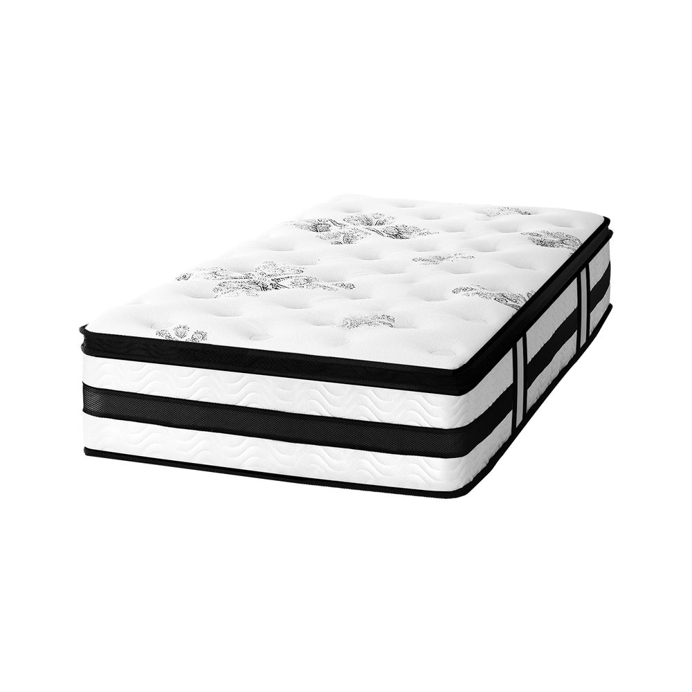 Simple Deals Presents Mattress Cool Gel Bed Medium Firm Mattress Pocket Spring 34cm Thickness