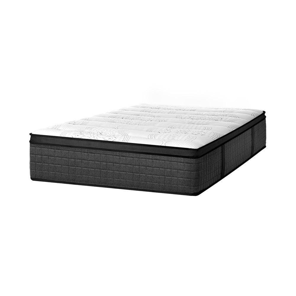 Simple Deals Latex Foam Mattress Bed 9 Zone Pocket Spring 34cm Thickness