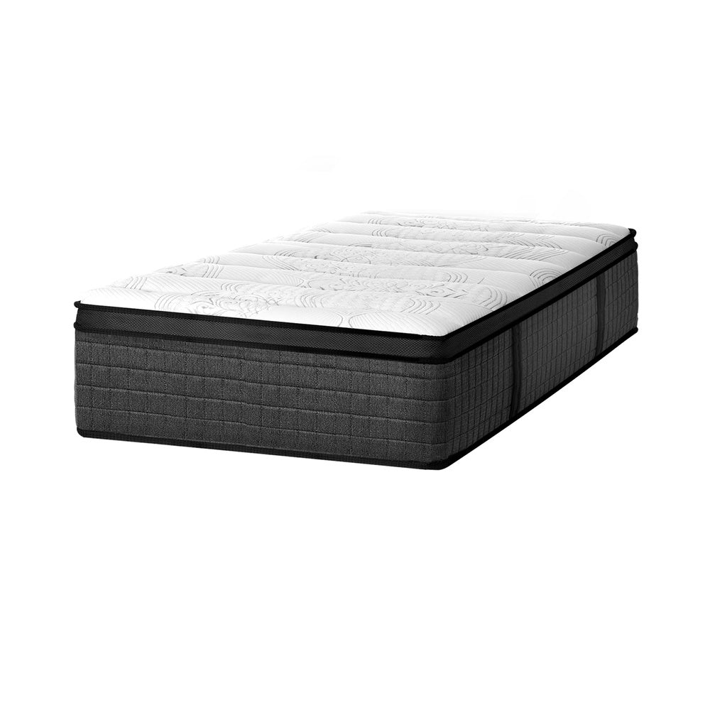 Simple Deals Latex Foam Mattress Bed 9 Zone Pocket Spring 34cm Thickness