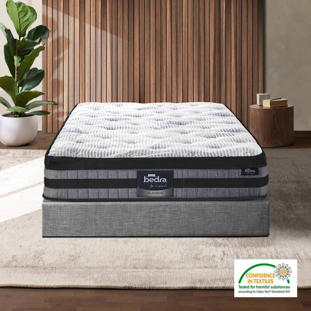 Simple Deals Mattress Cool Gel Foam Bonnell Spring Pillow Top 22cm