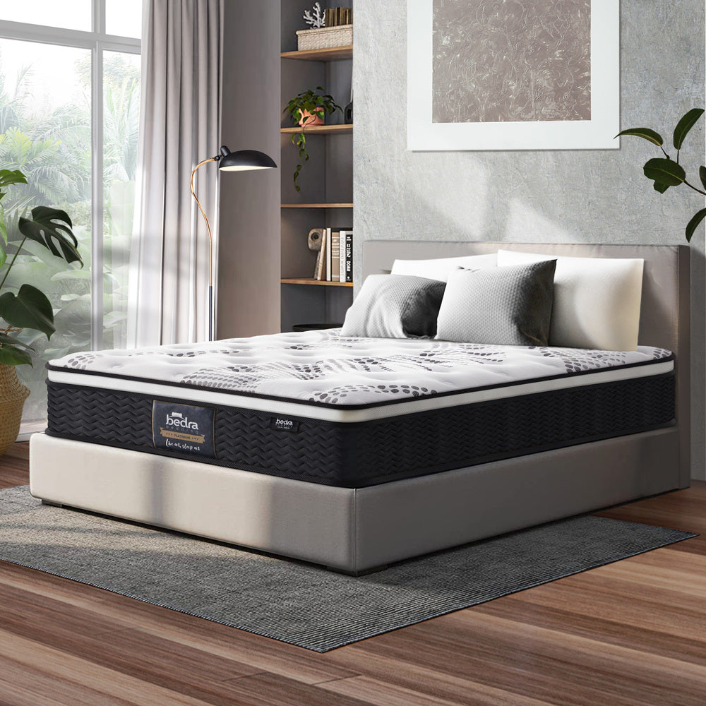 Simple Deals Mattress Cool Gel Foam Euro Top Pocket Spring 22cm