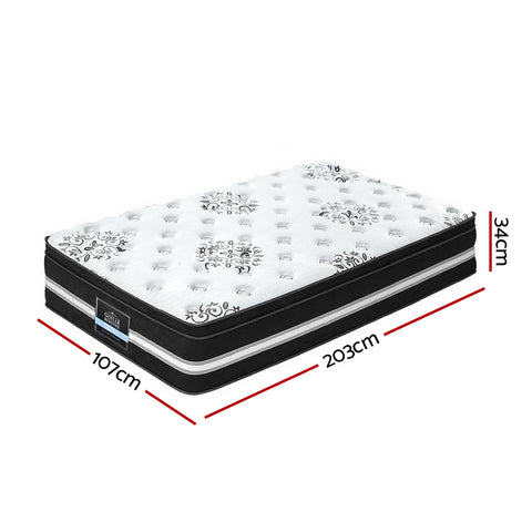 34cm Mattress Cool Gel Memory Foam King Single