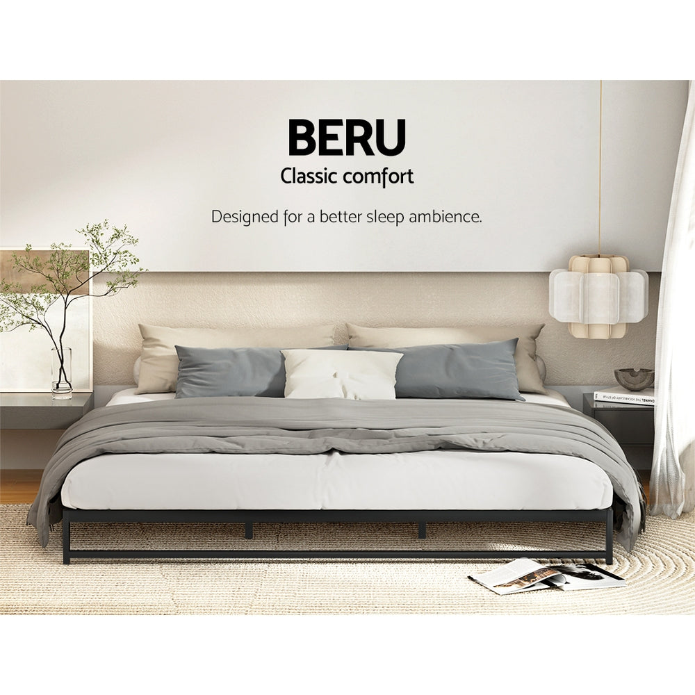 Bed Frame King Size Metal BERU