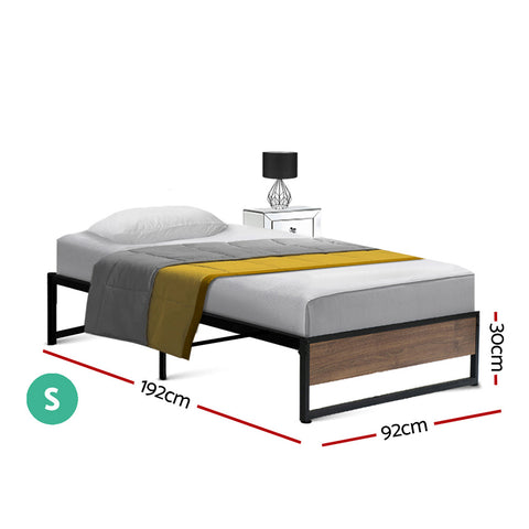 Bed Frame Metal Frame Bed Base OSLO - Single