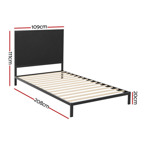 Bed Frame King Single Size Metal Frame PADA