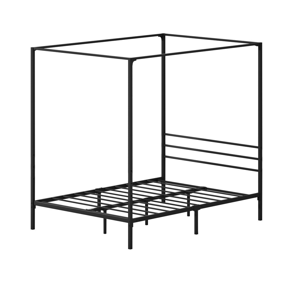 Metal Canopy Bed Frame Double/Queen/Single Size Platform