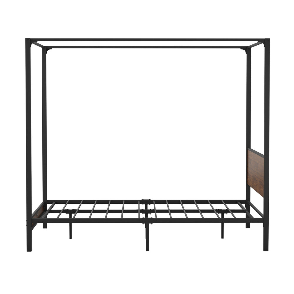 Metal Canopy Bed Frame Double/Queen Size Beds Platform