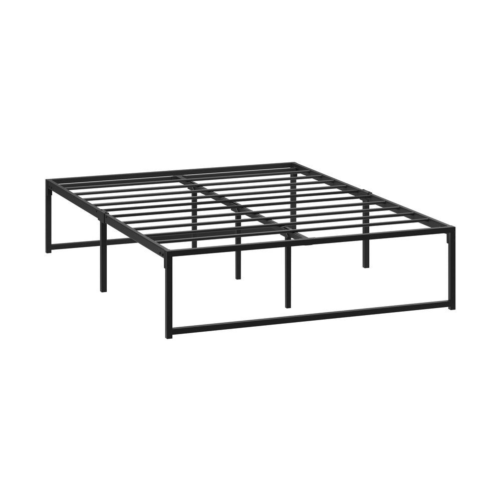 Metal Bed Frame Beds Platform Black