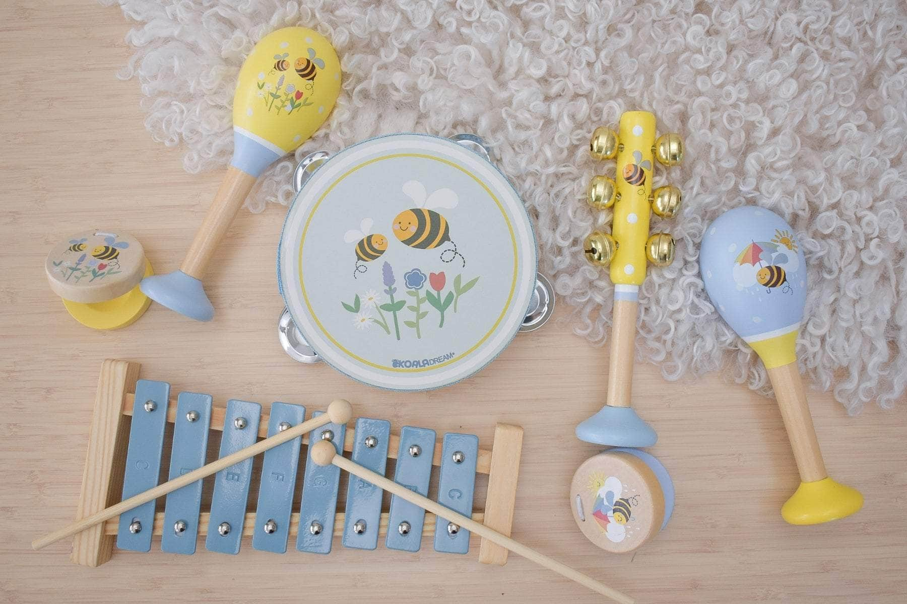 Buzzy Days Bee 7Pcs Musical Set