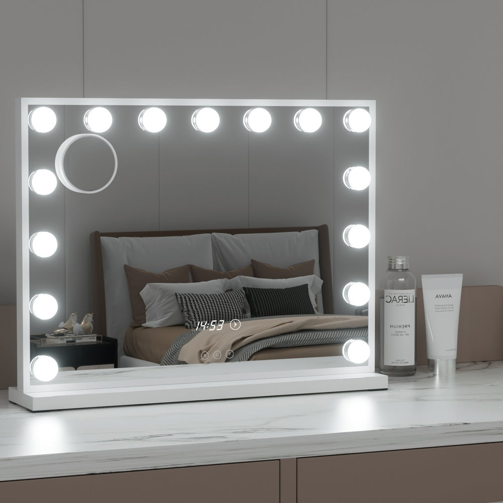 Hollywood Makeup Mirror with LED - 58CM White