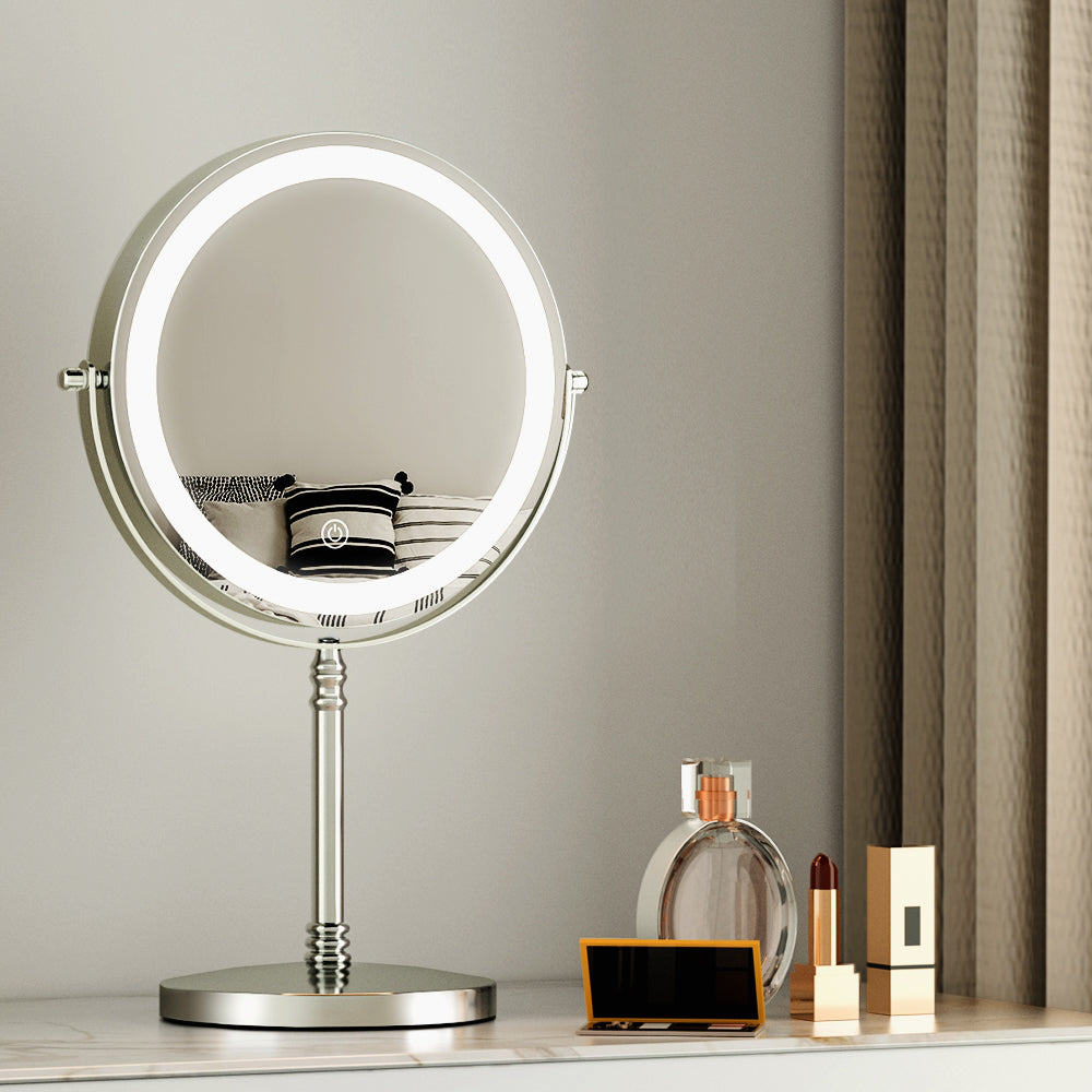 10X Magnifying LED Makeup Mirror - 20x20CM