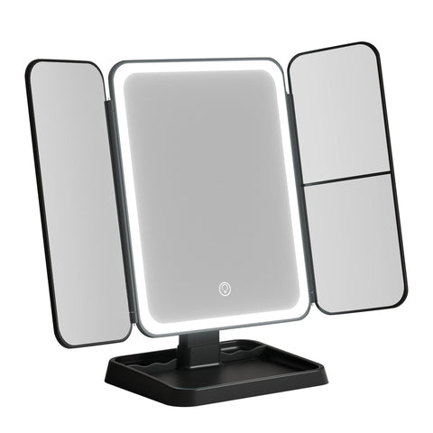 Modern LED Lighted Vanity Mirror - Tri-Fold