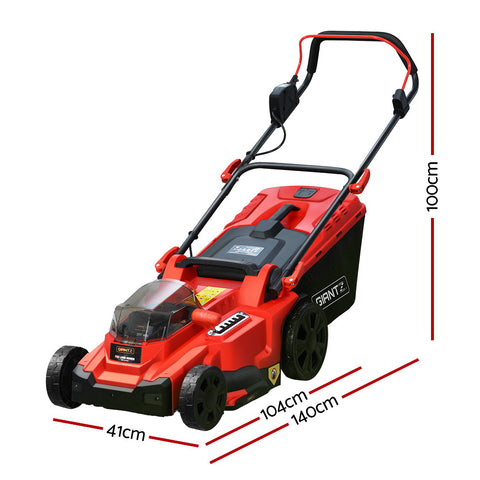 Lawn Mower Cordless 40V Battery Electric Lawnmower 39cm Width