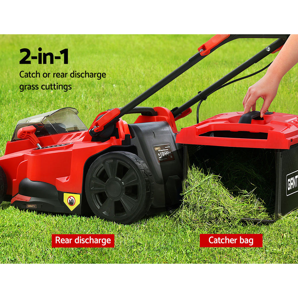 Lawn Mower Cordless 40V Battery Electric Lawnmower 39cm Width