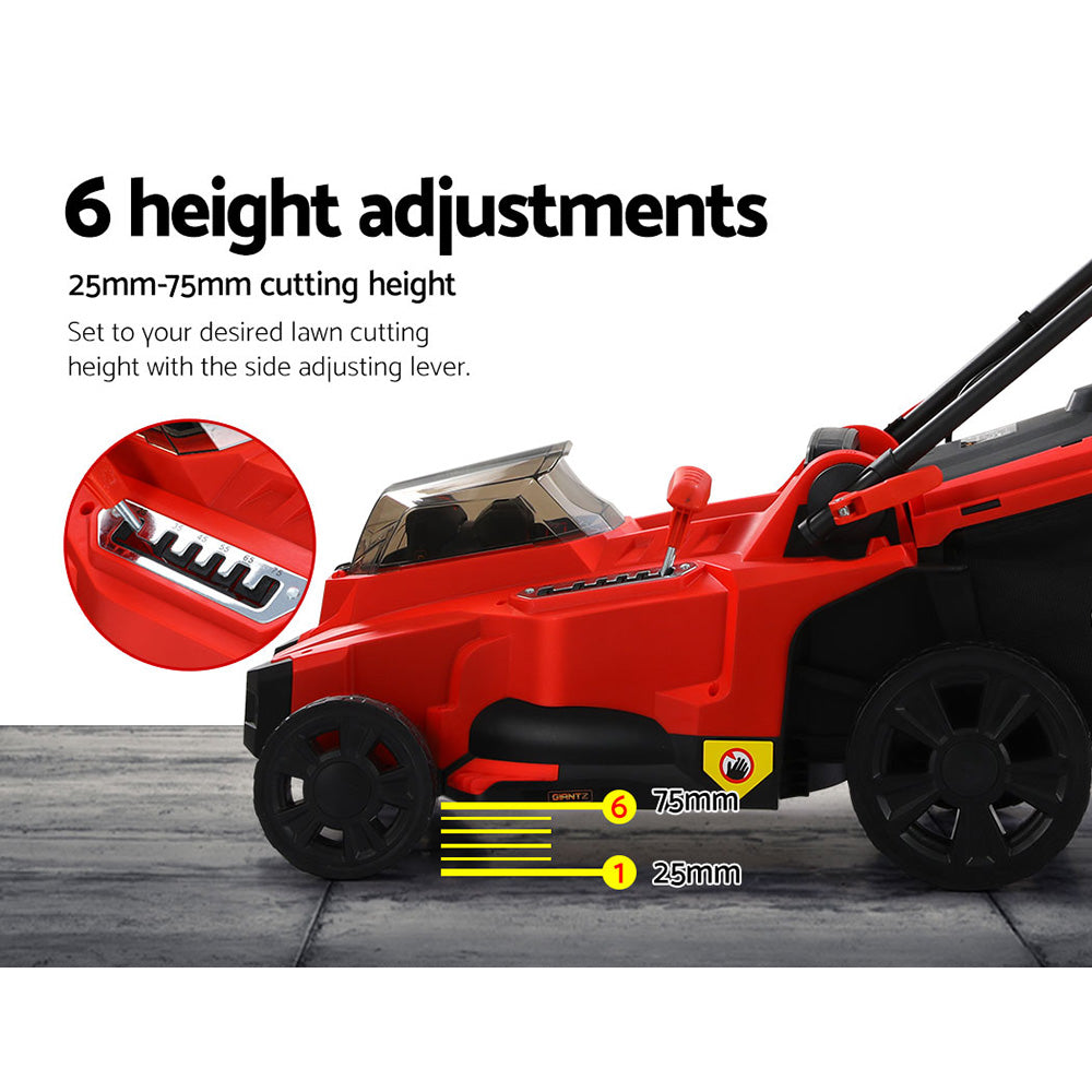 Lawn Mower Cordless 40V Battery Electric Lawnmower 39cm Width