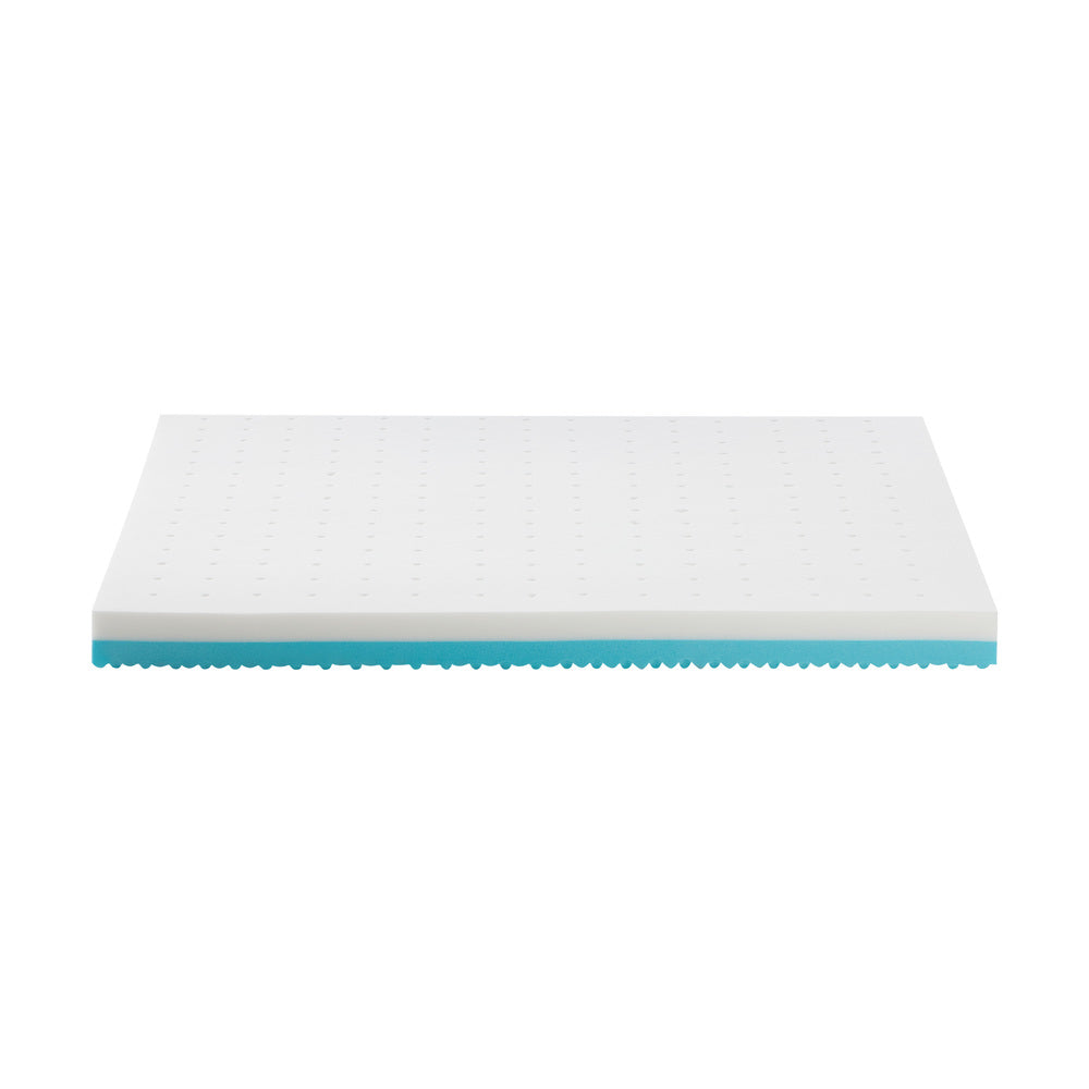 Memory Foam Mattress Topper Reversible Cool Gel 10cm Single