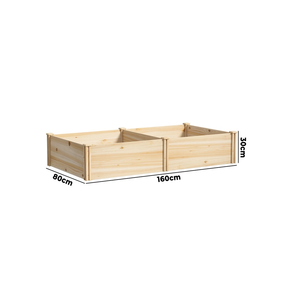 Garden Bed Raised Wooden Planter Sets