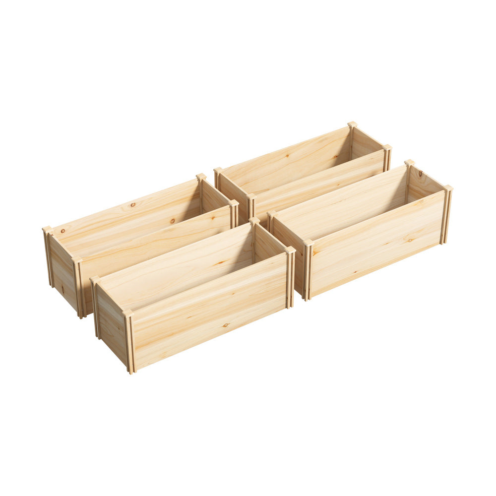 Garden Bed Raised Wooden Planter Sets