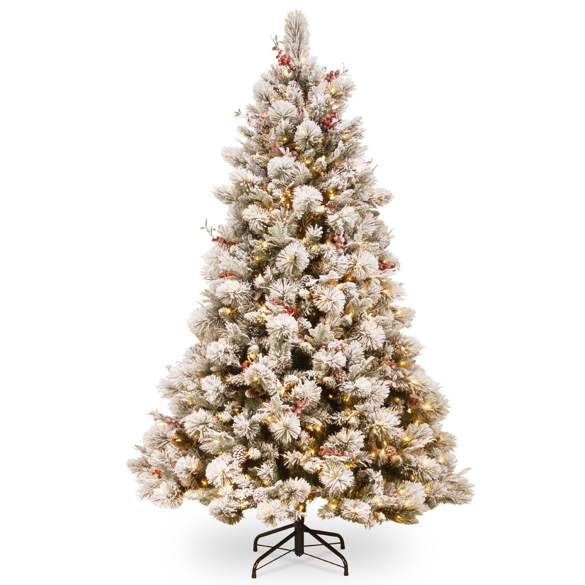 7.5ft 229cm Snowy Bedford Christmas Tree 1012 tips 800 LED Lights