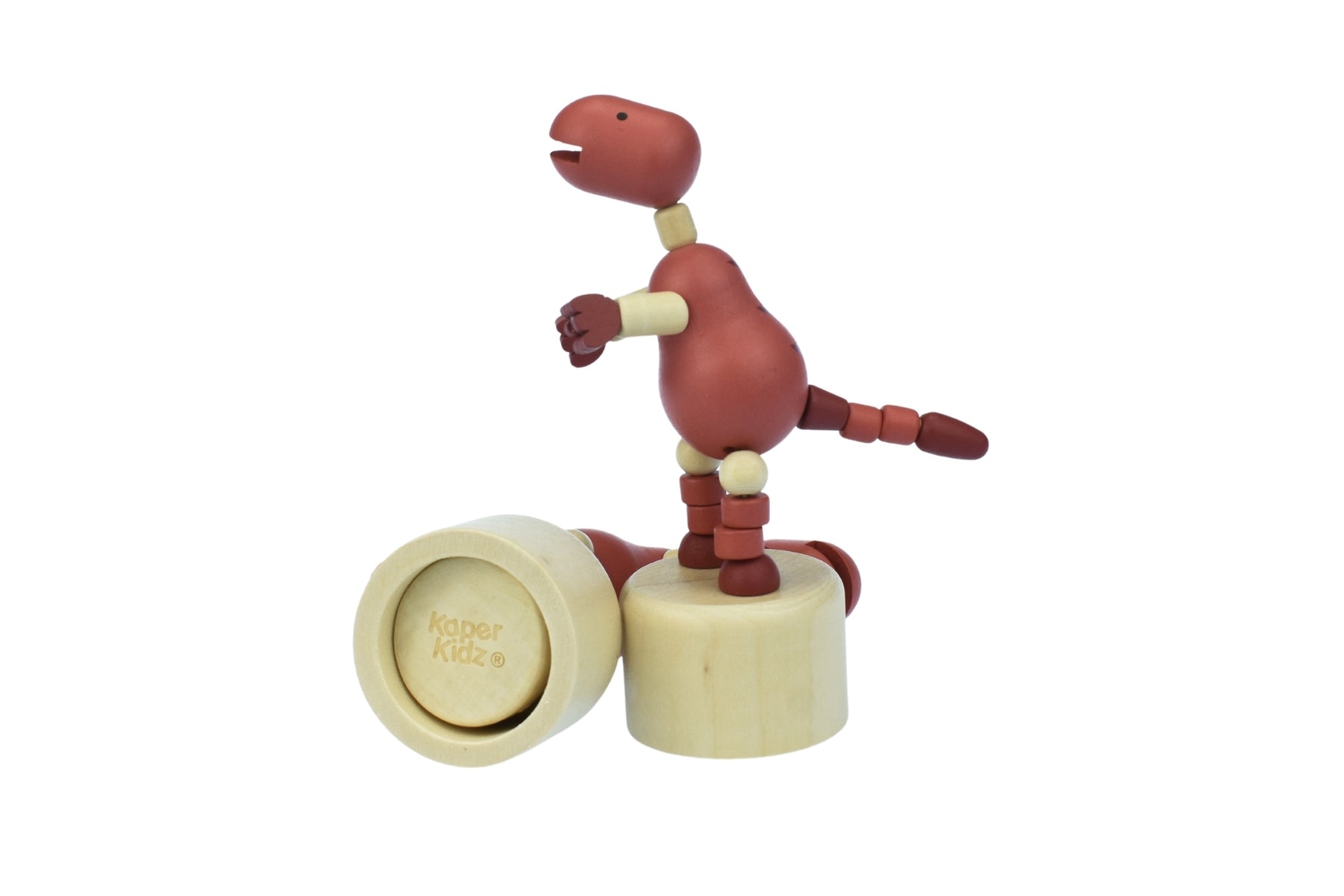 Wooden Dancing Dinosaur Set Of 5