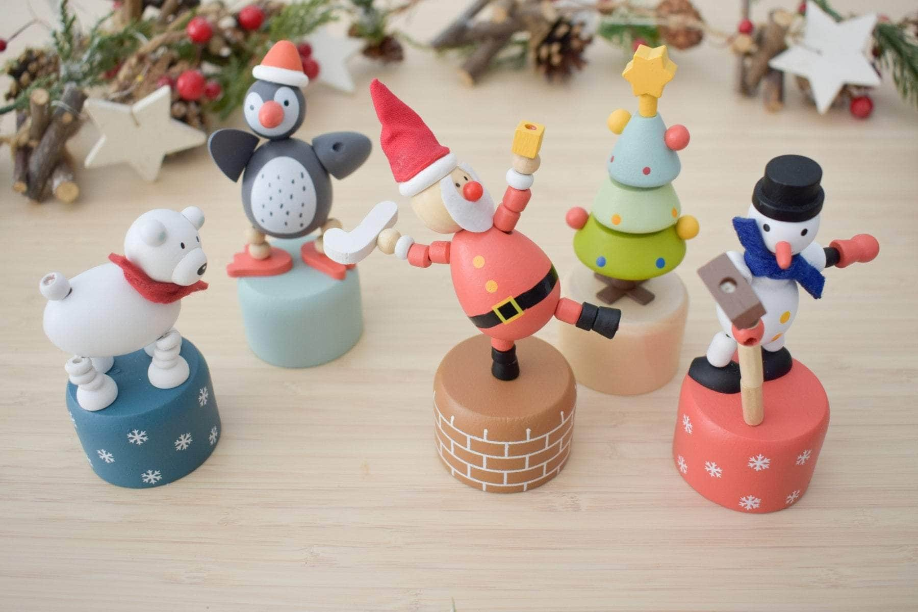 Christmas Dancing Characters Set Of 5