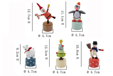 Christmas Dancing Characters Set Of 5