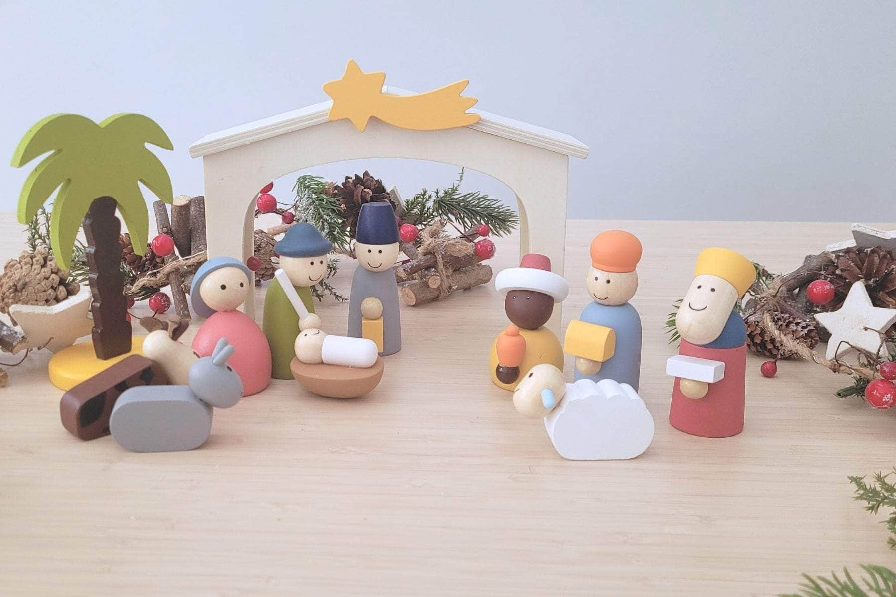 Christmas Nativity Playset