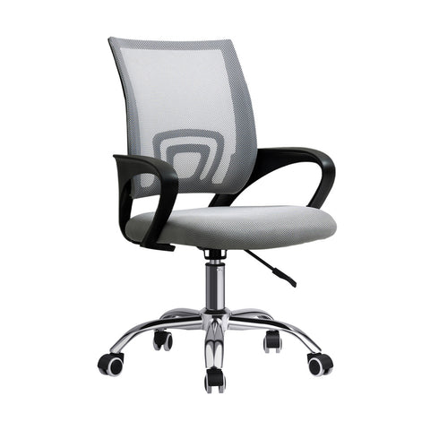 Office Chair Computer Chairs Gaming Mesh Backrest Foam Seat Grey