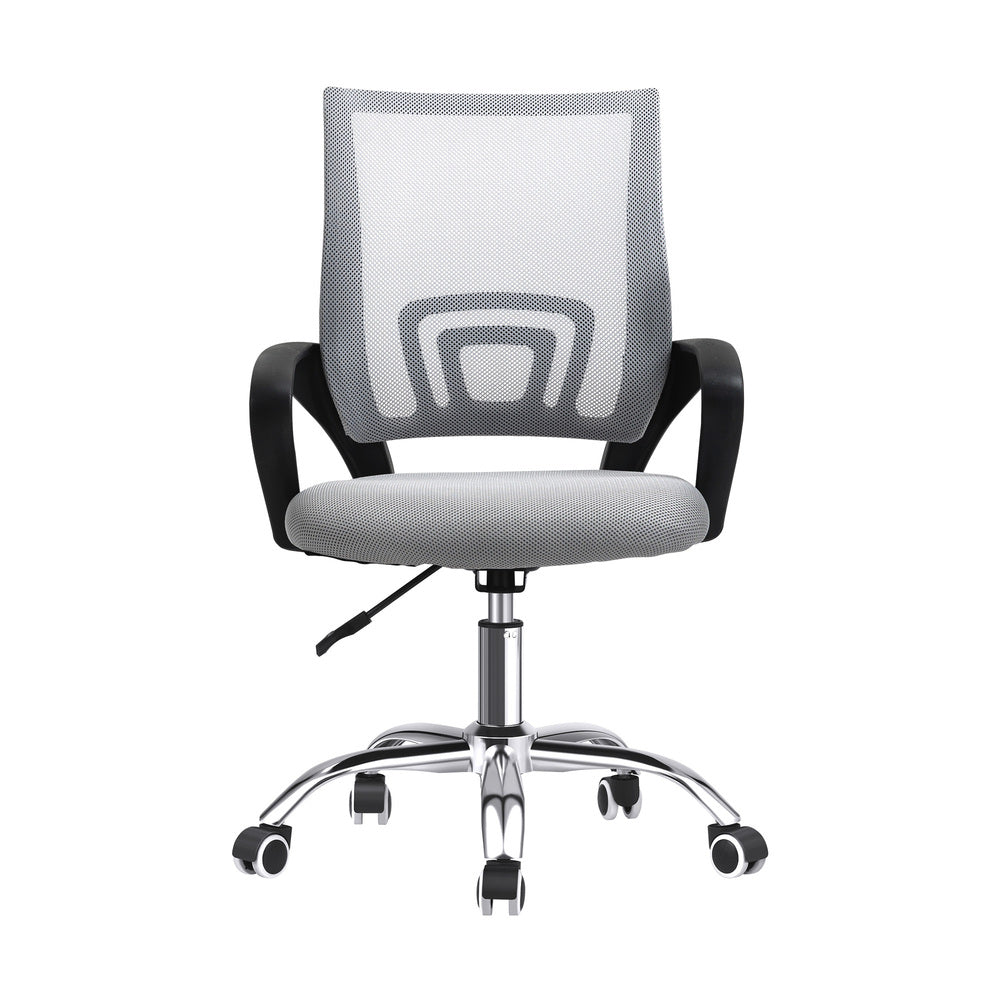 Office Chair Computer Chairs Gaming Mesh Backrest Foam Seat Grey