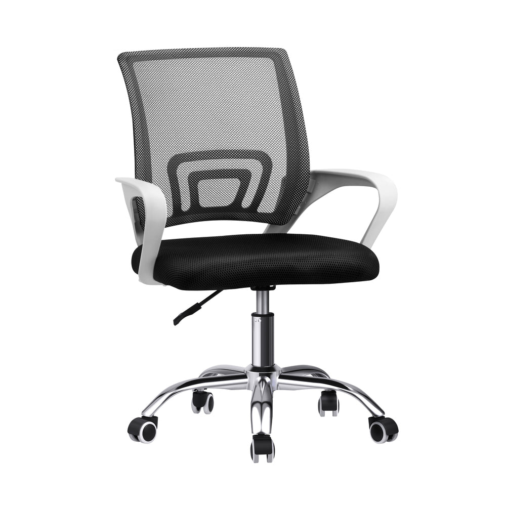 Mesh Office Chair Foam Seat White&Black