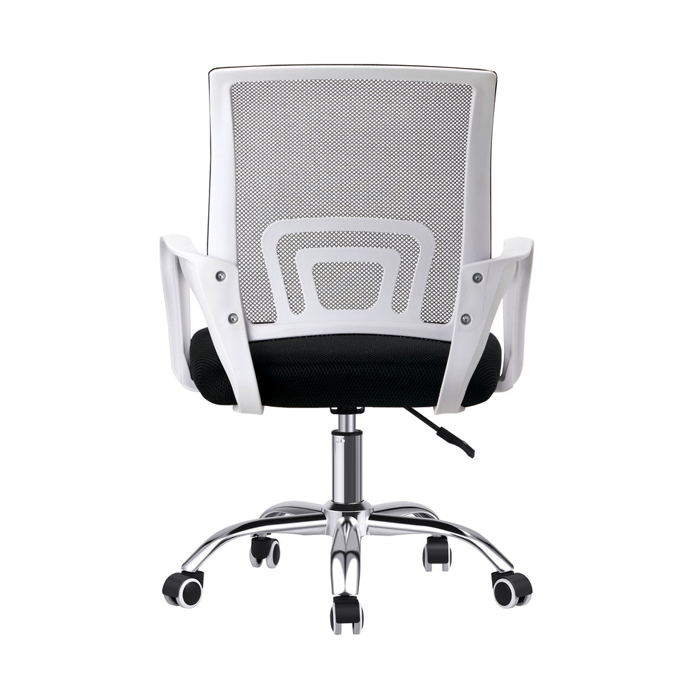 Mesh Office Chair Foam Seat White&Black