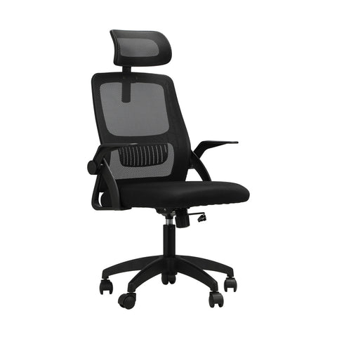 Office Chair Home Computer Chairs Black Gaming Chair Mesh Headrest and Backrest